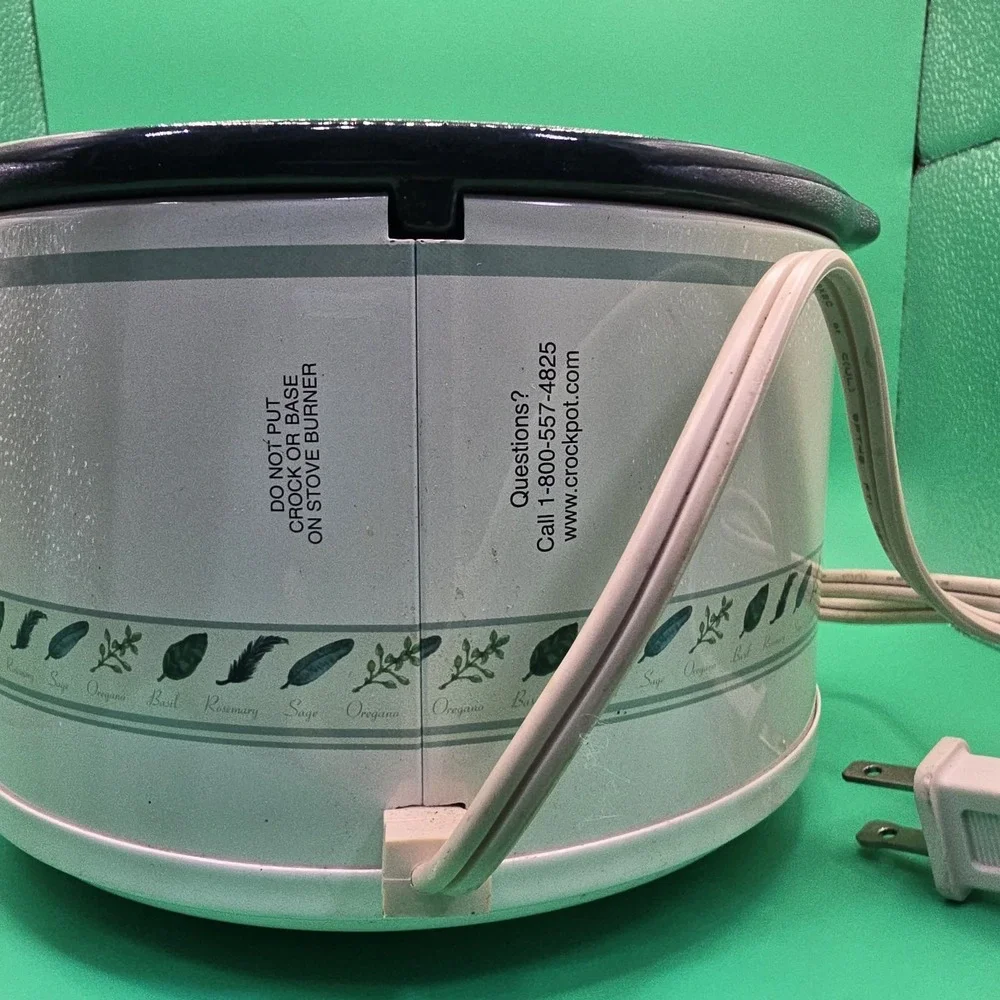 Rival Crock-ette 1 Quart Slow Cooker Crock Pot Model 3200 Spice Leaves Tested